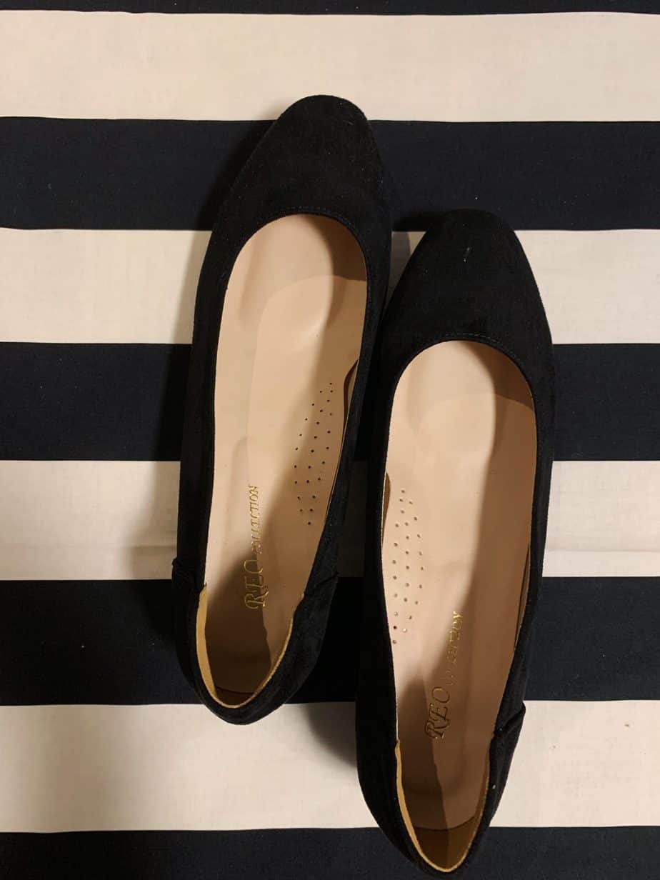 Reo Collection Black Suede Flats Review