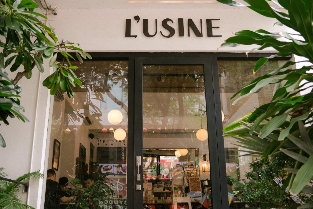 L'Usine Cafe and Shop in Ho Chi Minh City, Vietnam