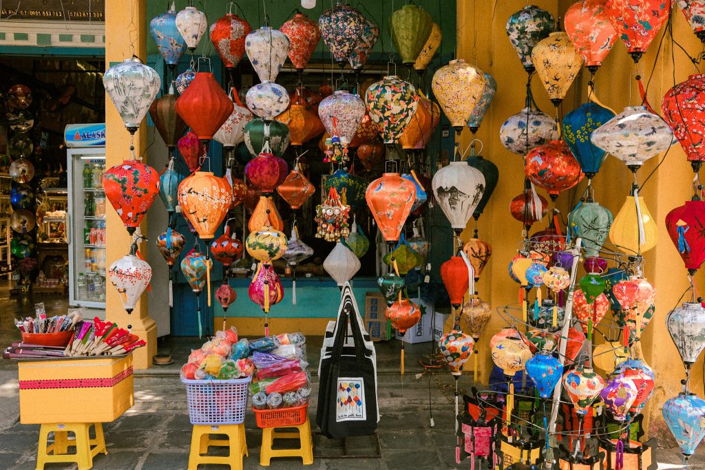 Lanterns you can find in Hoi An, Vietnam